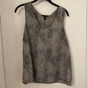 Black/White Print Tank